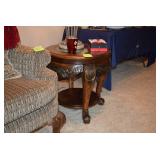 Vintage Side Table & Decor