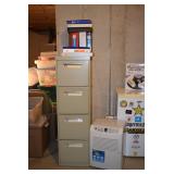Filing Cabinet & Mini Fridge