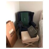 Living Room Chair and Ottoman