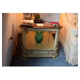 Vintage Side Table & Decor