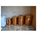 Copper Canister Set