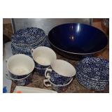 English Calico Burleigh Dishes