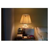 Side Table & Lamp