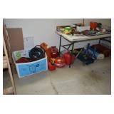 Gasoline Cans, Extension Cords, & Garage Items