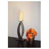 Candle Holder and Plant