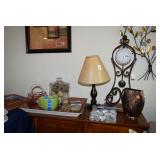 Lamp, Clock and Decor