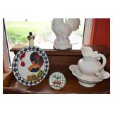 Plate and Washing Bowl/Pitcher