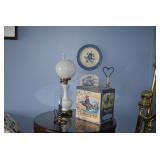 Lamp and Decorative Plates