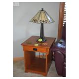 End Table and Table Lamp