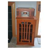 Old Radio and Cabinet