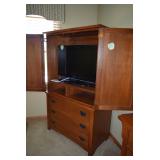 T.V. Cabinet and T.V.
