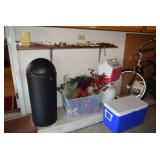 Garbage Can and Coolers