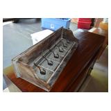 Wall Shelf with Coat Hooks