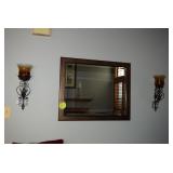 Mirror and Wall Sconces