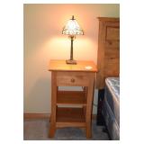 Night Stand and Table Lamp