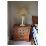 Thomasville End Table & Lamp