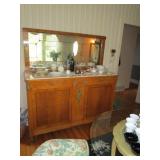 French hutch and mirror