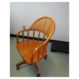 wood desk chair