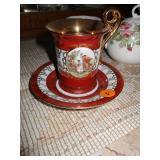 vintage cups and saucers