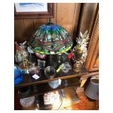 Tiffany style butterfly lamp