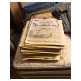 Vintage newspaper