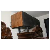 Set of wooden speakers