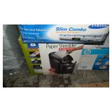 Samsung DVD/VHS, Paper Shredder, HP Printer