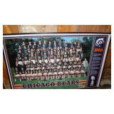 World champion chicago bears 1986 framed poster