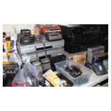 Miscellaneous electronics (walkie talkies, DVD/VHS players, clocks, radios, phones)