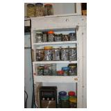 Containers of nuts/bolts and screws