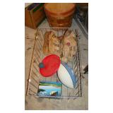 Baseball mitts, football