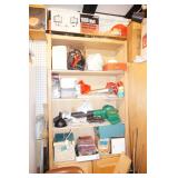 Leaf blower, 1000 watt outdoor light