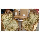 vintage wing chairs