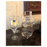 Decanter with glasses