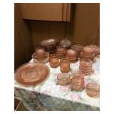 decorative glass plates and bowls 