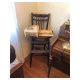 Antique high chair