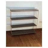 Grey wood cabinet