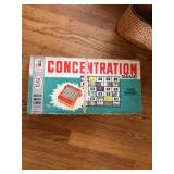 Vintage concentration game