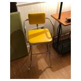 Vintage yellow stool