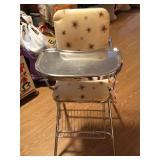 Vintage baby high chair