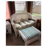 White patio furniture