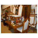 oak Thomasville dining set
