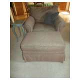 Ethan Allen Chair and ottoman