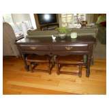 sofa table and side tables