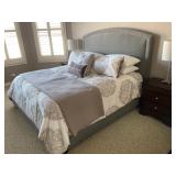 Gray King Bed - - Walter E. Smithe