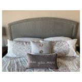Gray King Bed - - Walter E. Smithe
