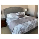 Gray King Bed - - Walter E. Smithe