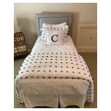 Gray Twin Bed