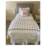 Gray Twin Bed