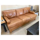 Ethan Allen Leather Couch